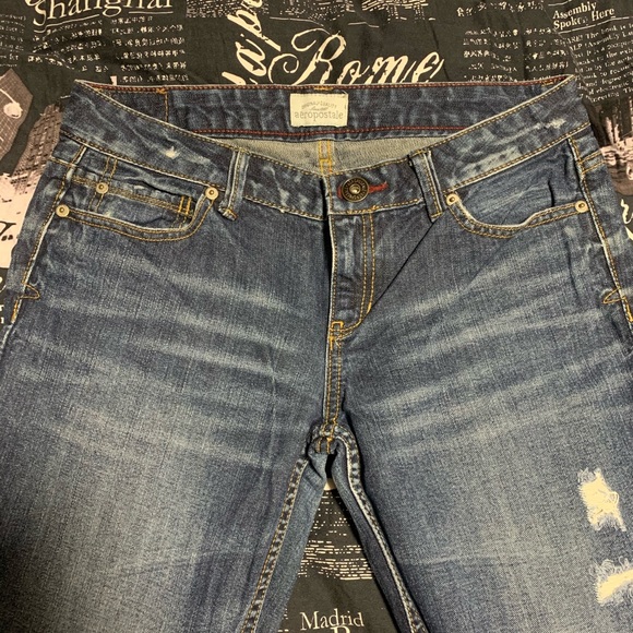 Aeropostale “Hailey” flare jeans size 7/8 - Picture 3 of 7